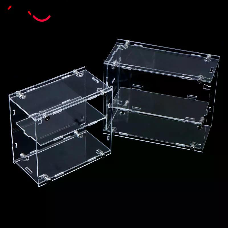 1/64 Model Cars Acrylic Display Case Fit For Mini Size MiniGT Tomica Assembled Dust Proof Box Cabinet Toy Vehicles