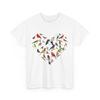 Vogelbeobachter Shirt, Vogelbeobachtung Vogelbeobachter Liebhaber Herz Vogelbeobachtung Damen Herren T-Shirt