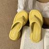 Fashion Thick-soled Slippers for Women Wear Non-slip Thick-soled Flip-flops Women's 2025 Summer New Versatile Beach Cool Slippers Womens