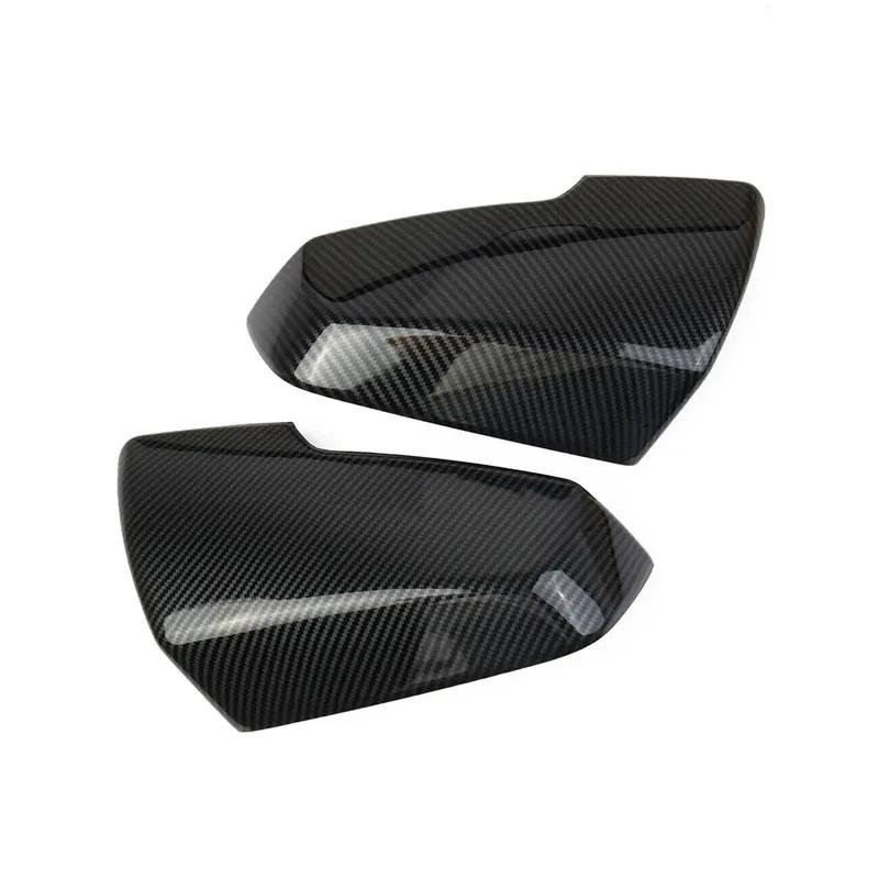 For Chevrolet Traverse 2018    Car Rearview Side Mirror Cover Sticker Wing Cap Exterior Door Case Trim Carbon Fiber