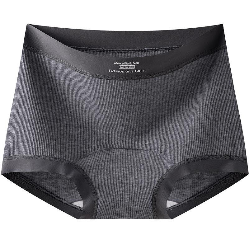 Women s Antibacterial Cotton Mid-Rise Boxer Briefs - Skin-Friendly, Comfortable, Breathable, Hip-Hugging Underwear (Class A) L (50-60 kg)