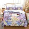 3D Anime Chobits Chi Bedding Set Duvet Cover Full Queen King Size Pillowcase Bed Printed Bed Set Aldult Kid Bedroom Single Twin