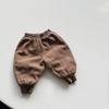 Kids Boys Girls Thick Fleece Lined Warm Loose Casual Trousers