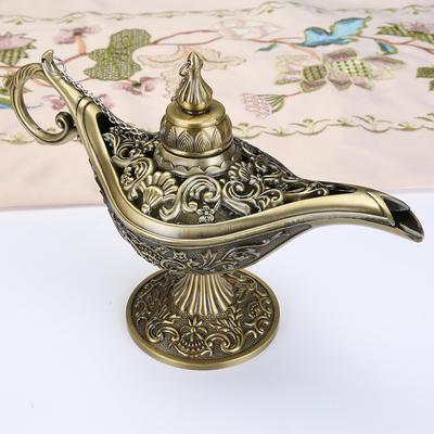 Europäische Retro Kreative Hohlsuche Banner Magische Lampe Wunsch Metall Handwerk Haus Schreibtisch High-End Dekorative Ornamente