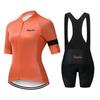 Womens Cycling Jersey Shorts Set Breathable Quick-Dry Team Edition Road Bike Apparel