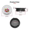 AABHT1 4pcs 67mm Car Wheel Center Hub Caps Cover for Cadillac BLS CT4 CT6 CTS SLR SLS SRX XT4 XT5 XT6 XTS Escalade Deville DTS Tiburon