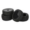 4pcs RC Front Rear Tires and Wheels with 12mm Hex for 1Celsius10 RC Off Road Car Upgrade Parts