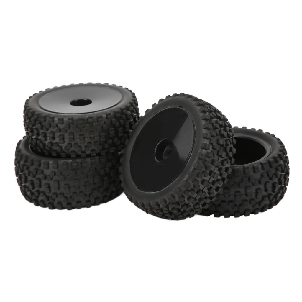 4pcs RC Front Rear Tires and Wheels with 12mm Hex for 1Celsius10 RC Off Road Car Upgrade Parts