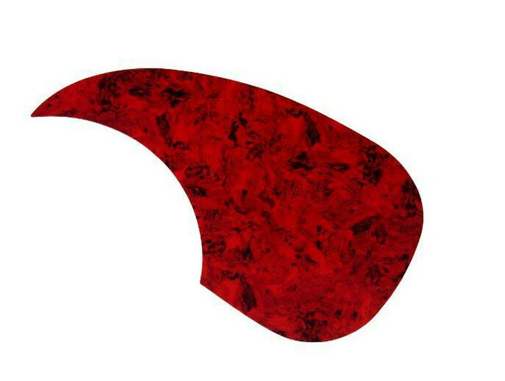 Custom Pickguards: 38-41 inch, black, teardrop & bird-shaped.