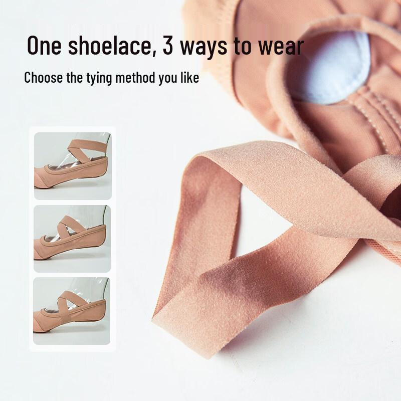 Women's Soft Sole Elastic Mesh Dance Shoes