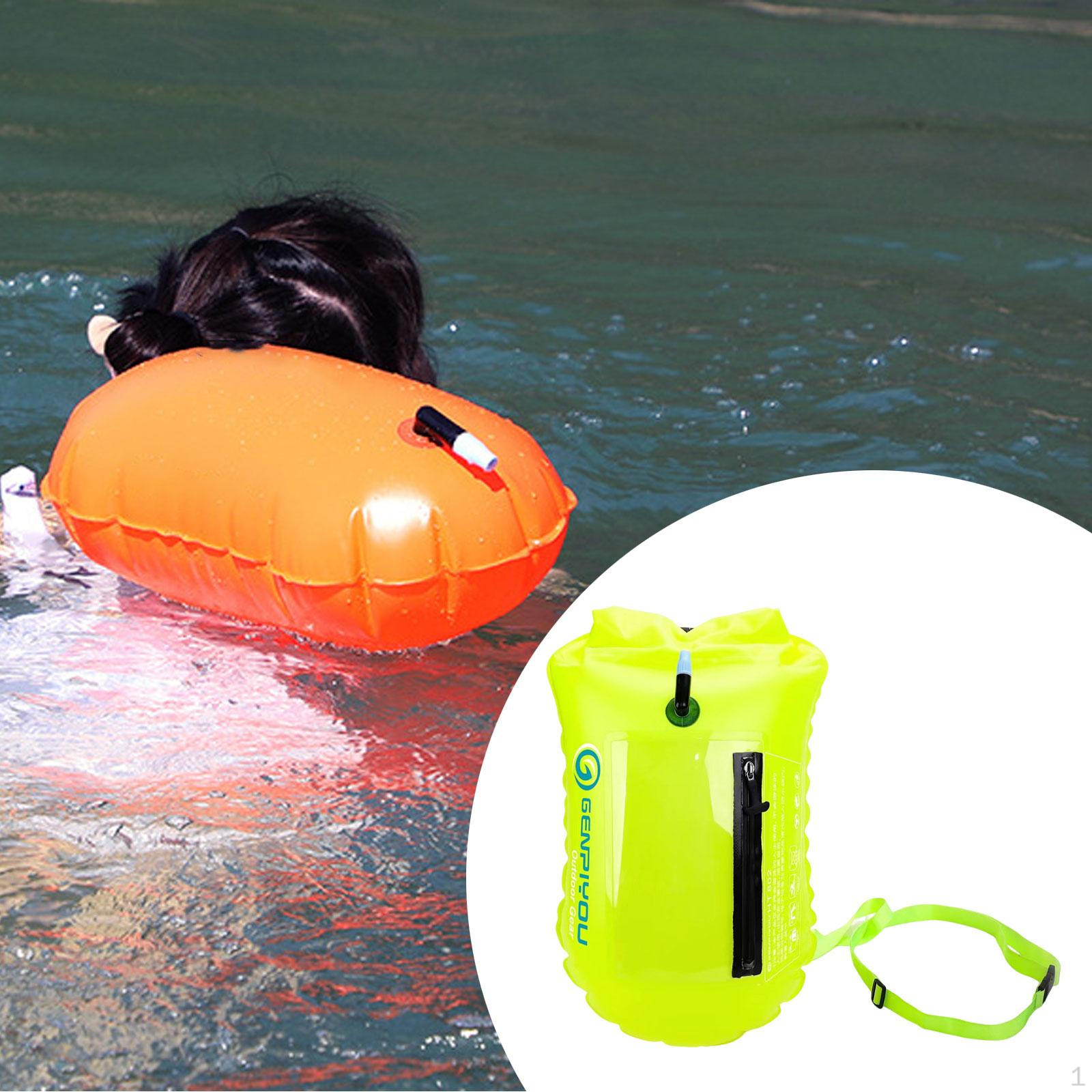 

Dry Bag Large Capacity PVC Swimming Float for Camping Snorkeling Boating зелёный
