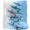Royce McClure Dolphin Flow Silky Supersoft Blanket