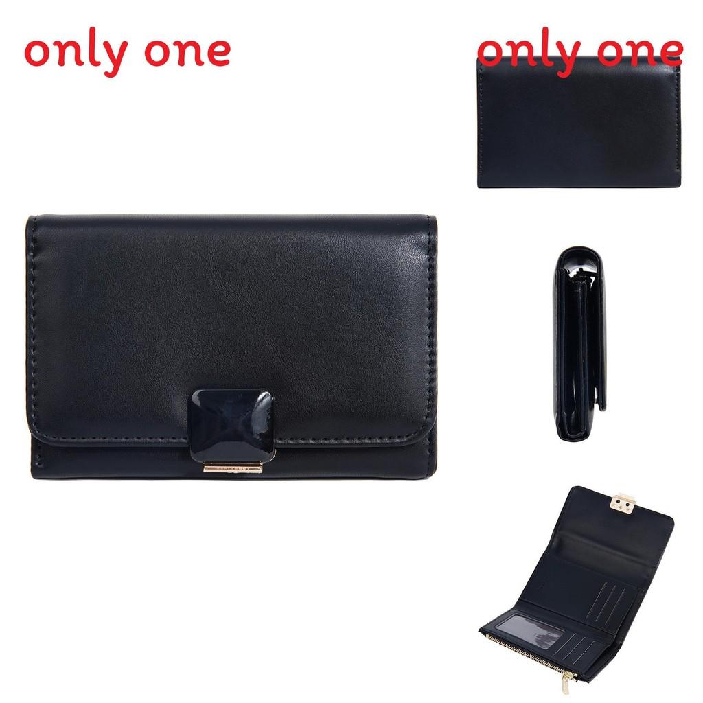 Ladies Wallet Card Holder Pu Leather Zipper Long Style For Daily Use
