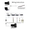 RS485 Interfaces Temperature Humidity Probes Sensors High Precisions Environmental Monitoring Device for Industrial Use