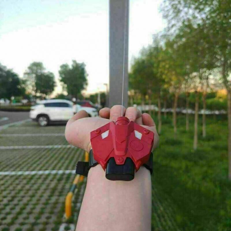 Pânză de păianjen LED magnetică uimitoare, lucrată manual, îmbunătățită Spider-man, Recuzită Cosplay, Jucării