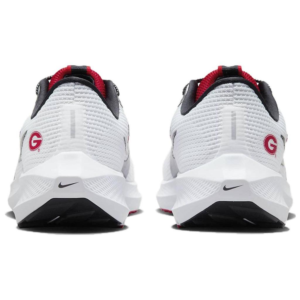 Nike Air Zoom Pegasus 40 Georgia Men Sneakers White University-Red Black DZ5977-100