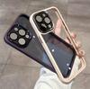 Carcasă Metalică Premium pentru Obiectivul Camerei pentru iPhone 17 Pro Max - Carcasă de Protecție Transparentă cu Acoperire Completă pentru Apple 16