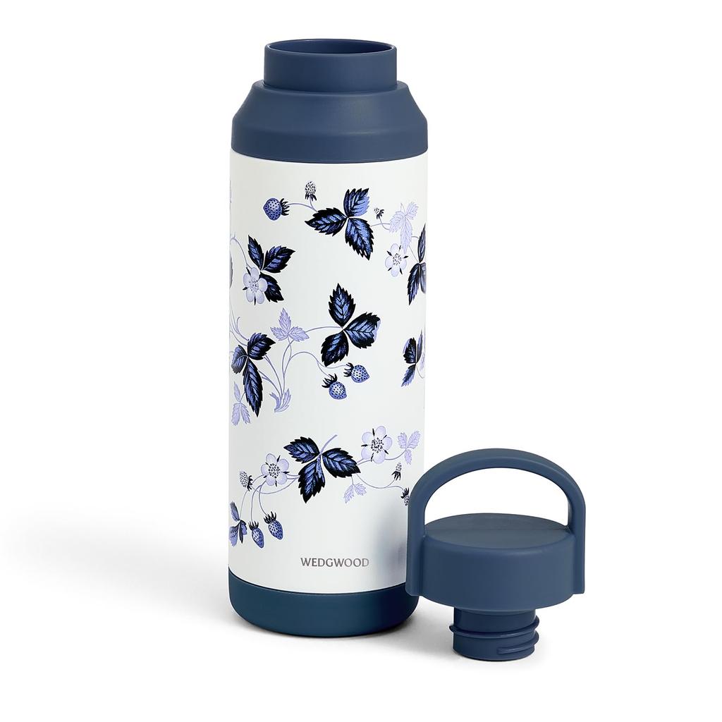 [Officially Imported] Wedgwood Strawberry Ink Blue Thermos, 500ml, Insulated Water Bottle, 1082234