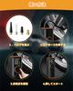 Electric Tire Pump for and Cars Max Rechargeable Tire Air Pump for Compatible with and British and Inflatable Tube with Flashlight and Auto Bicycles,