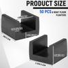 U Boat Floor Floaters(10Pcs), Rubber Joist Isolators Sound Isolation Clip Decoupler For Subfloor Sound Dampening