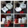 Kandelaar Gieten Opbergbeker Vorm DIY Cement Handgemaakt Minimalistisch Beton Hars Kandelaar Vorm Ambachten Huisdecoratie