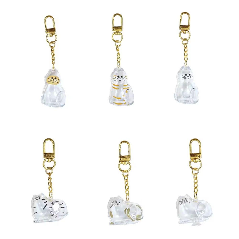 

6Pcs DIY Handmade Cat Hair Storage Box Cat Shape Pets Hair Capsule Souvenir Collection 6Pcs