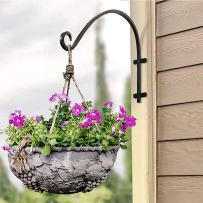 Plant Hanging Hook Heavy Duty Home Decoration Wrought Iron Flower Pot Holder Plant Hanger Bird Feeder for Balcony