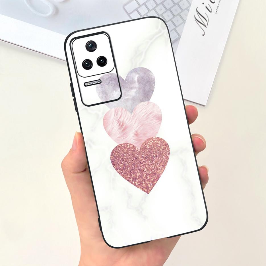 For Xiaomi Poco F4 Case Cute Fashion Cover Soft Silicone Protective Shell For Xiaomi Poco F4 GT PocoF4 Phone Cases 6.67'' Bumper