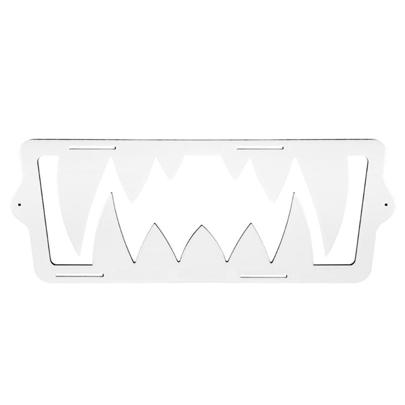 Grille Guard Cover Decoration Radiator Grille Teeth Insert for Vehicle Radiator Protector Decor Easy Installation