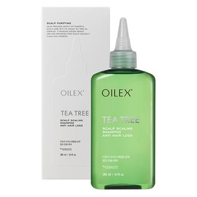 Kerasys Oilex Tea Tree Scalp Scaling Hair Loss Relief Shampoo, 280ml, 1 Unit