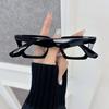Fashion Stylish Square Eyeglasses Frames Transparent Clear Brand Designer Optical Cute Frame for Women Men