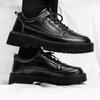 Luxury Men's Leather Shoes 2024 New Lightweight Casual Formal Walking  New Vulcanized Shoes Height Increasing Leather Shoes