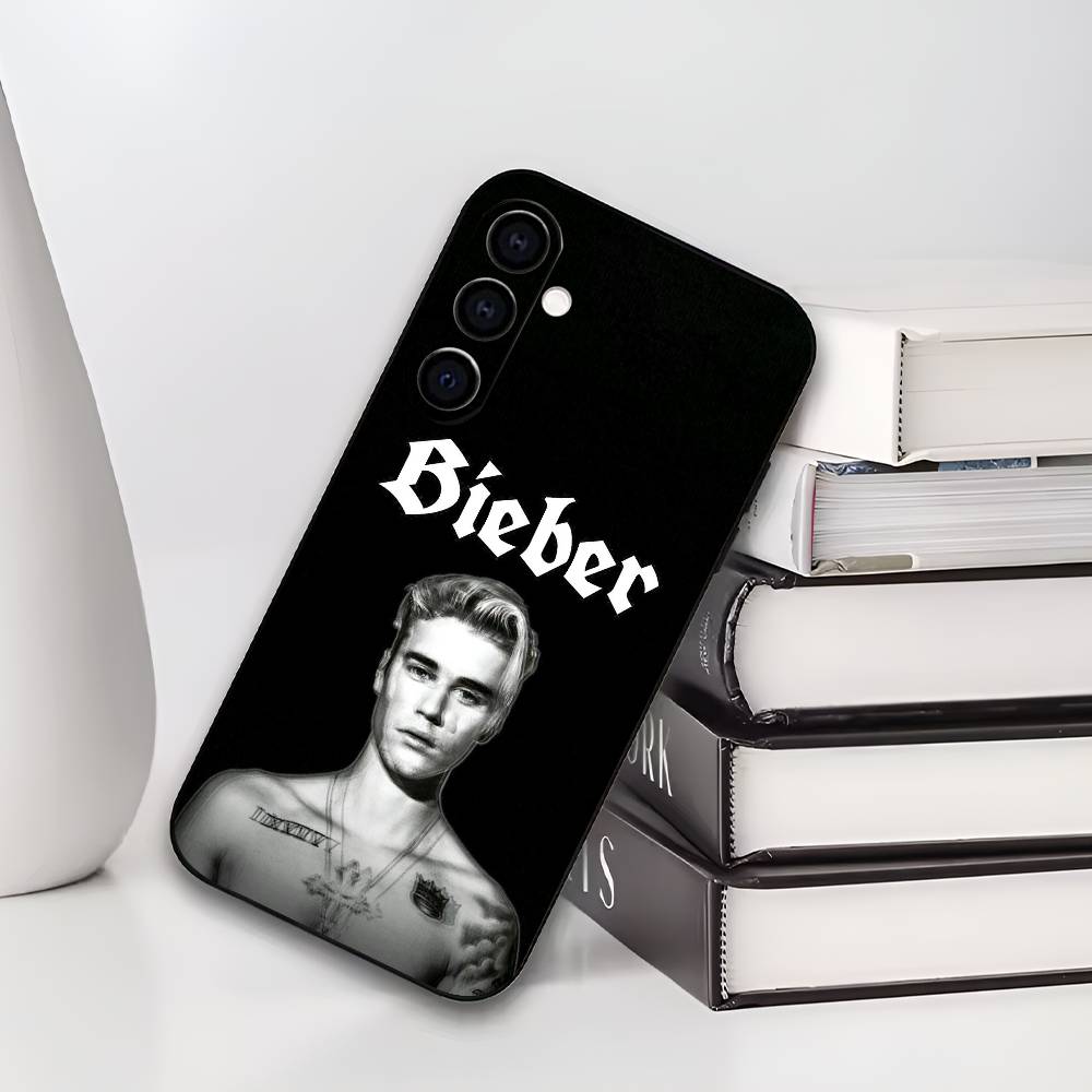 JB J-Justin B-Bieber Phone Case For Samsung Galaxy A73,A72,A71,A70,A53,A52,A51,Others Soft Black Cover