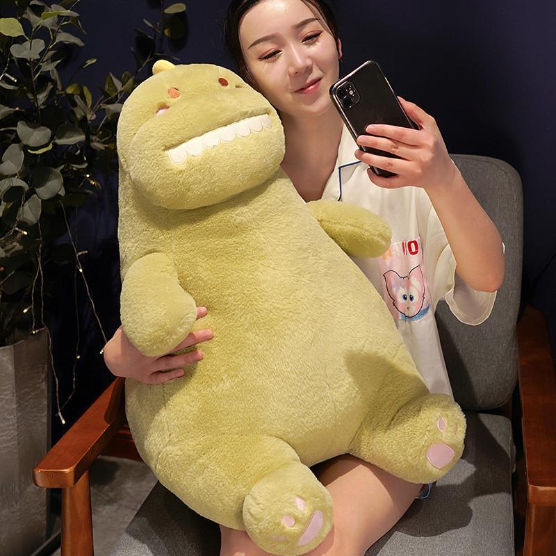 Cartoon Dinosaur Plush Toy Girls Gift Short Plush Material Soft Filling Doll