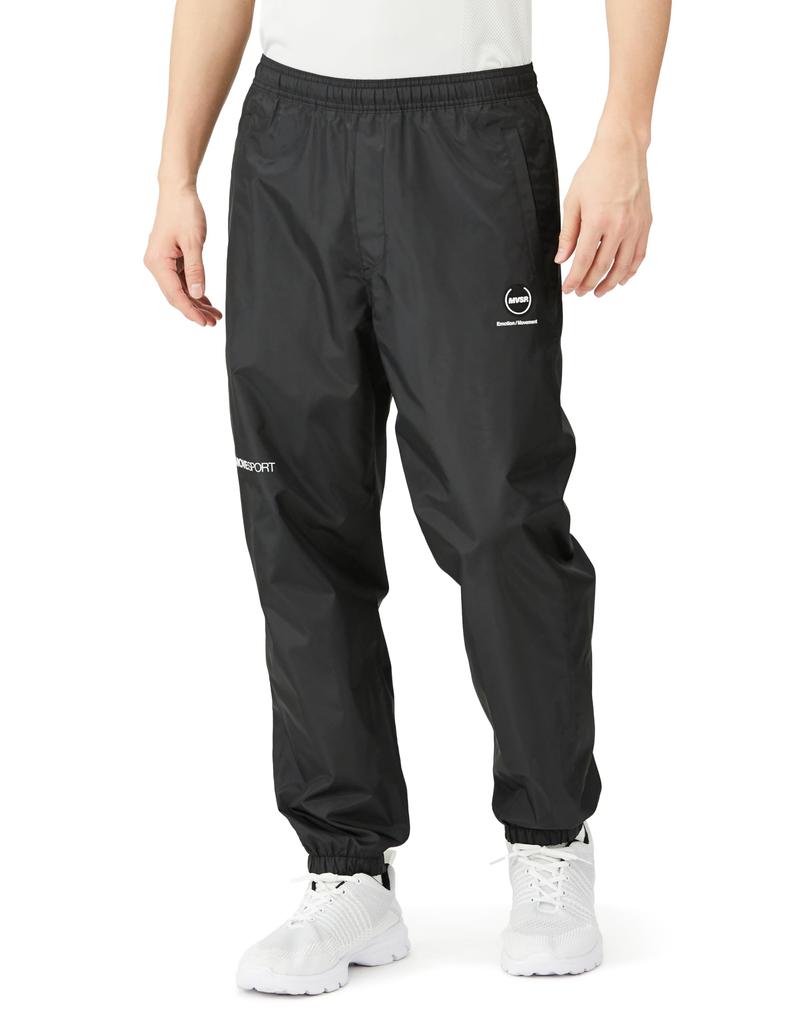 Long Pants Descente Lined Mesh Windbreaker Jogger Pants Windproof Water Repellent Training Running BK L [Move Sports] (DMMXJG11)