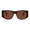 Fendi Round Sunglasses Pattern Brown Women Eyewear FE40109I-55E
