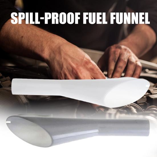 Einfülltrichter für Auto, Original-Kraftstoffeinfüllstutzen zum Nachtanken, Haken zur Aufbewahrung, Kraftstofftank-Einfüllrohr, Harter Kunststoff-Kraftstofftank-Einfülltrichter, Langlebiges Auto