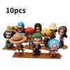 One 10pcs Piece Role Pvc Toy Model Desktop Decoration Children Gift Christmas
