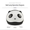 Panda Nail Lamp 36W UV/LED Dual Light Gel Curing Lamp for Salon and Home Use