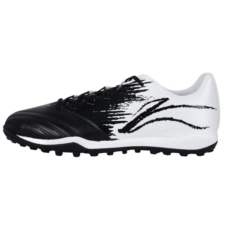 

LiNing Cushioning Anti Slip And Wear Resistant Soccer Shoes Men s Black White 45