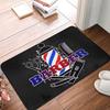 Scissors Comb Pattern Print Outdoor Door Mat, Decor Mat, for Living Room, Bedroom, Kitchen, Bathroom, Home Decor Mat
