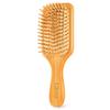 Gleva Bambus Entwirrungsbürste für lockiges, dickes, glattes Haar, Entwirrbürste für nasses & trockenes Haar, Anti-Frizz & Kopfhautmassagebürste aus Holz mit
