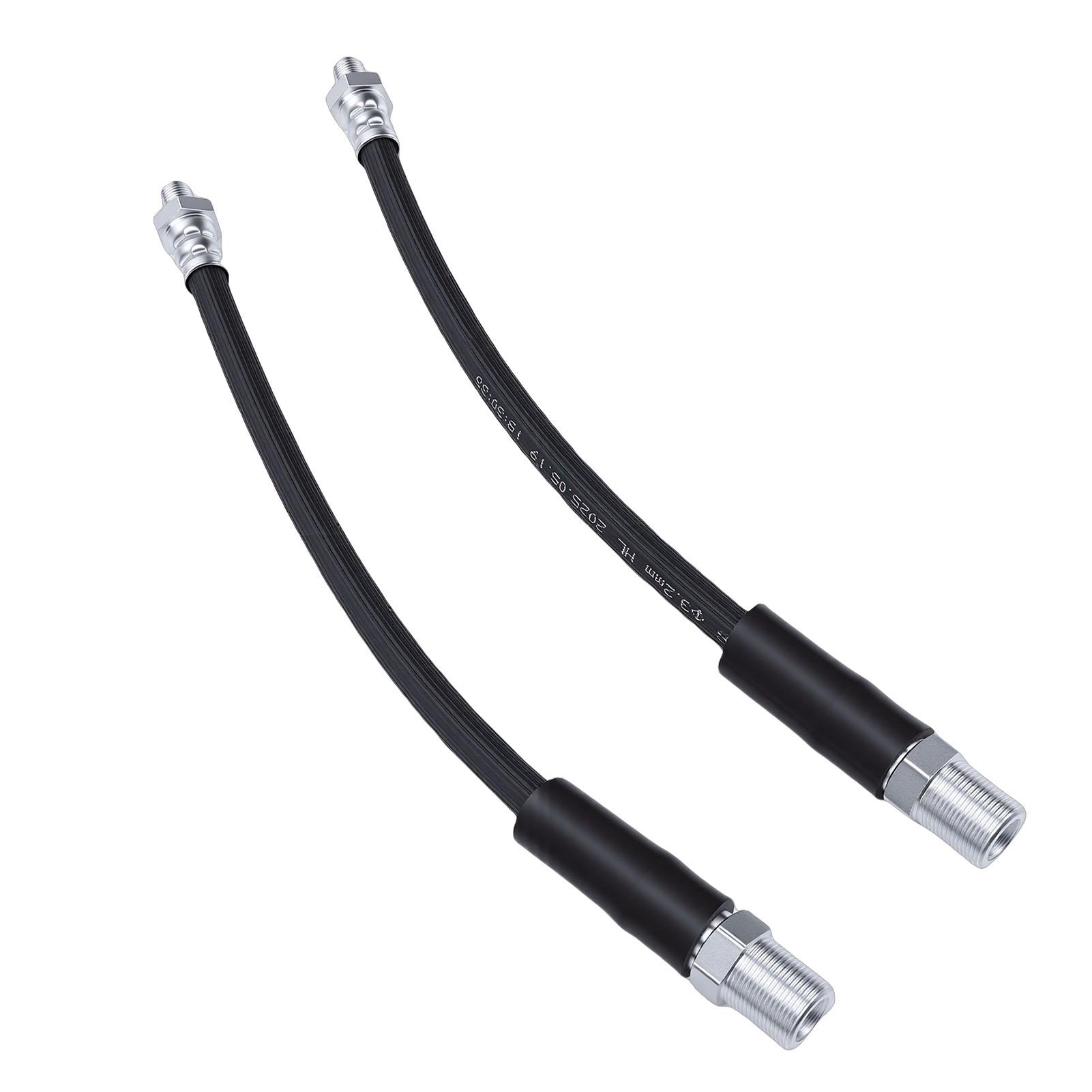 

2PCS Front Rubber Brake Hose Set GBH249Z Front Brake Line Replacement for Classic Mini 1959 2000