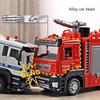1:32 Scale Water Spray Fire Rescue Toy Pull-Back Function Engineering Vehicle  Children Gifts