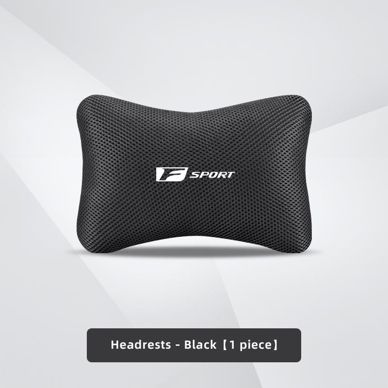 lexus Akcesoria do samochodu z lodowego jedwabiu, zagłówek, podparcie lędźwiowe, dla FSPORT LBX NX RX 350h 450h ES UX 300e GS GX IS LS LX CT LC RC GX460