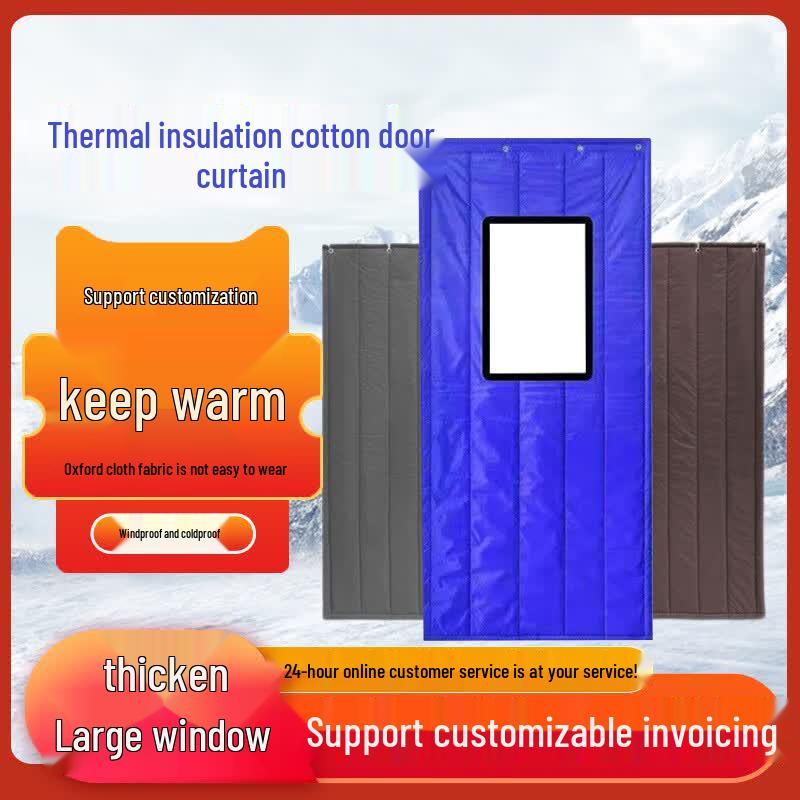 Thickened Cotton Door Curtain