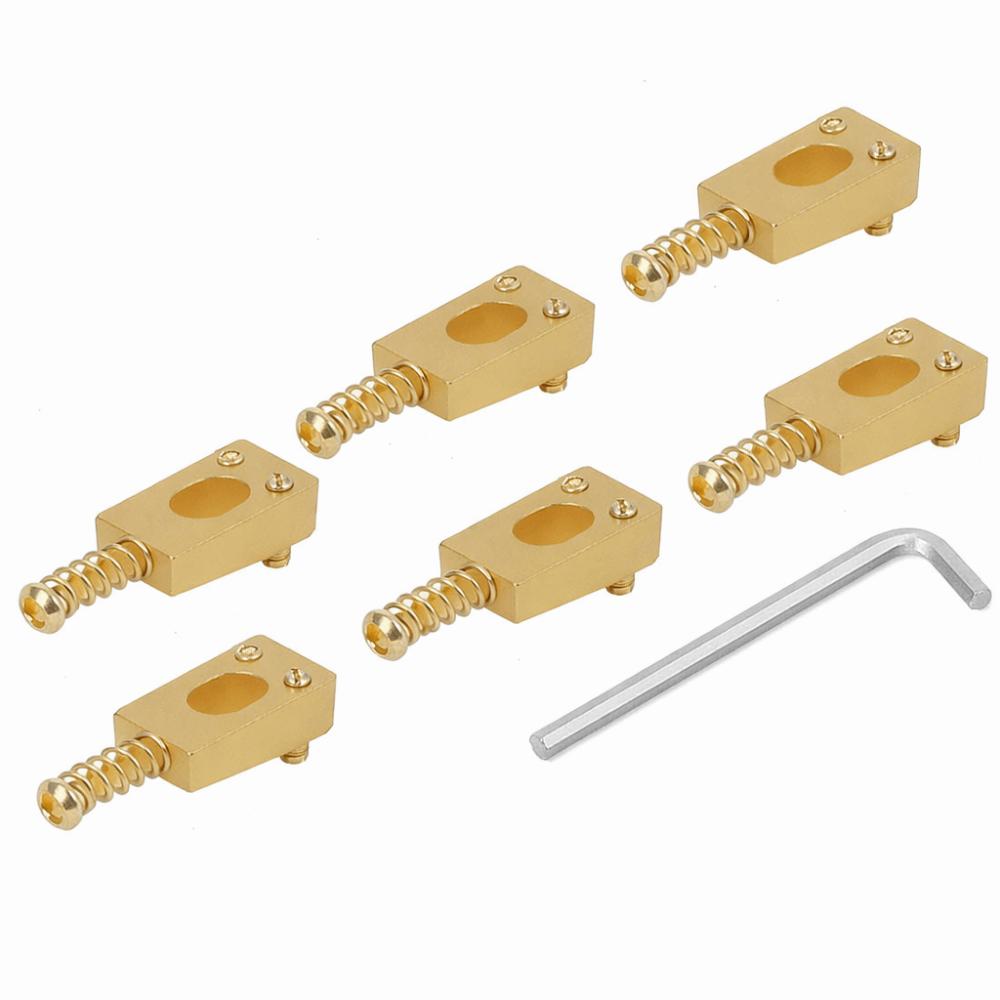6pcs Golden Electric Guitar Accessories Metal Instruments Accessories  Electric Guitar