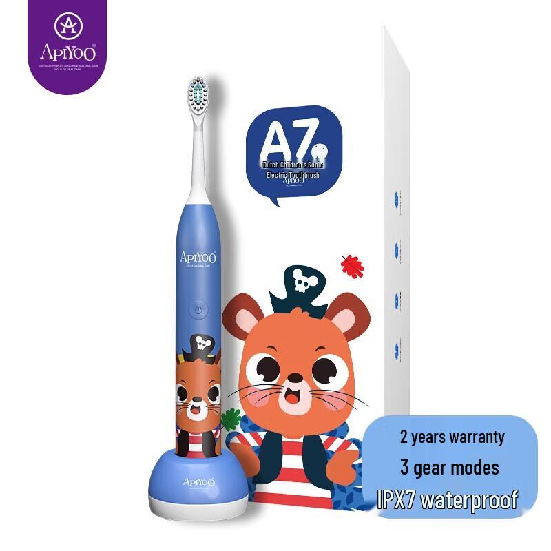 ApiYoo A7 Sonic Electric Toothbrush for Kids