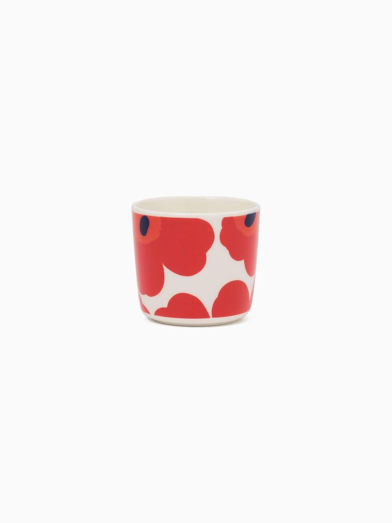 Marimekko Unikko Mini Latte Mug, Red (75), Set of 2, 52209-4-67849