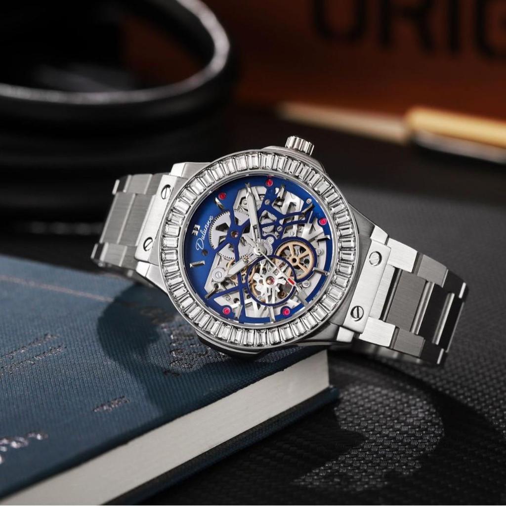 Durham Wei Diamond Openwork Automatic Men's Watch - Hengbao Style, Waterproof, Popular Design